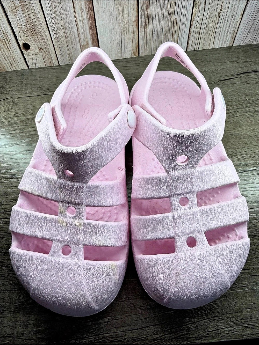 Crocs Fisherman Slide Pink Sandals Baby C9